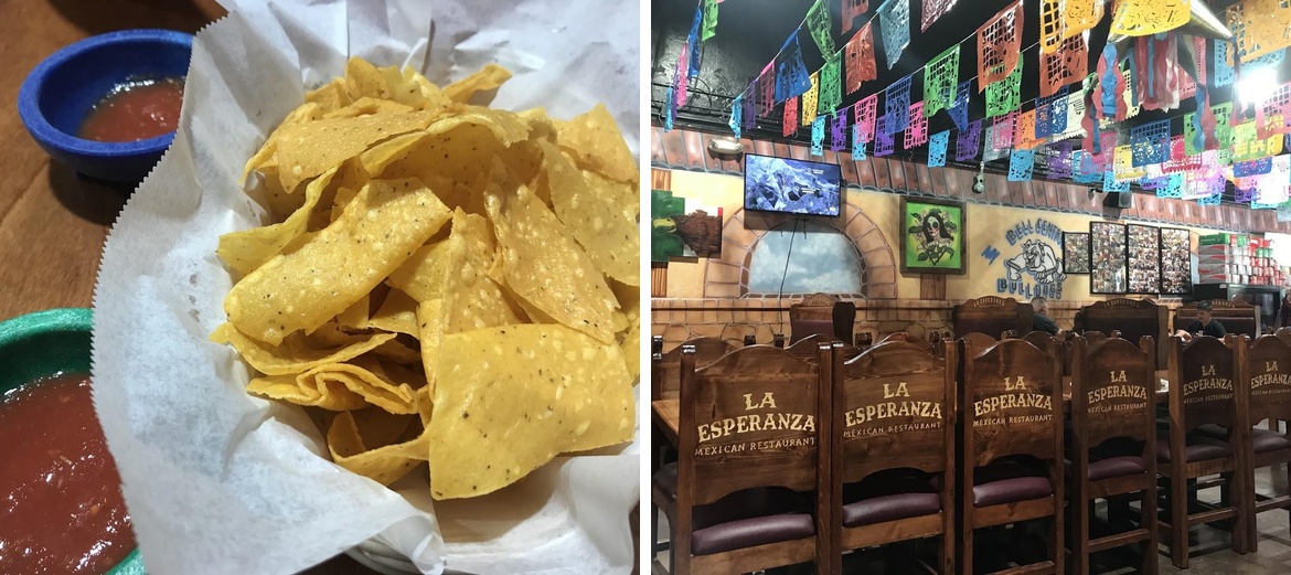 La Esperanza Menu