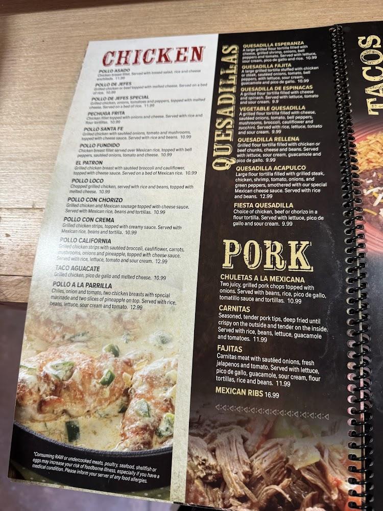 La Esperanza Menu image 2